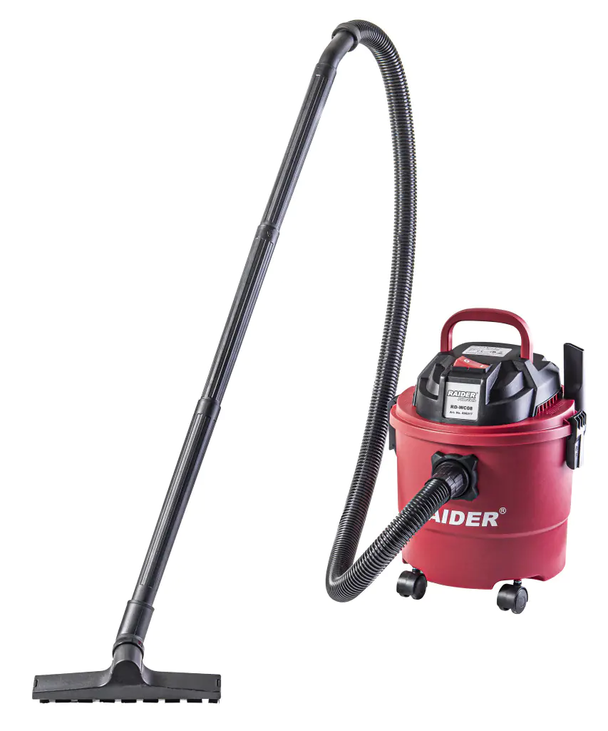 Прахосмукачка за сухо и мокро 1250W 15L RAIDER RD-WC08, (35924902): Прахосмукачка с маркуч и тръба