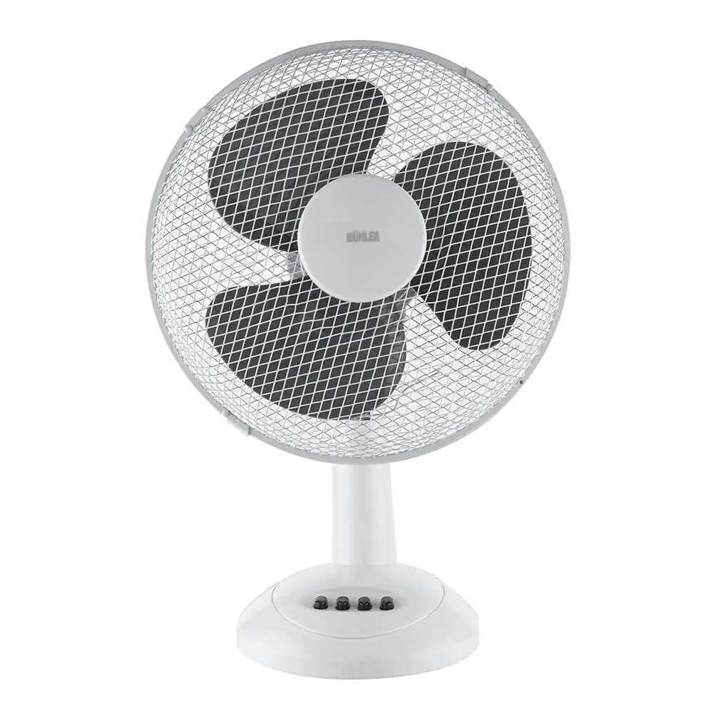 Вентилатор настолен 12'' Muhler FM-12, 30W, 3 перки, (35942037): Настолен вентилатор отпред