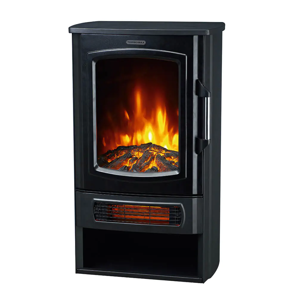 Камина електрическа Termomax TF277, 2000W, (35942192): Електрическа камина под ъгъл