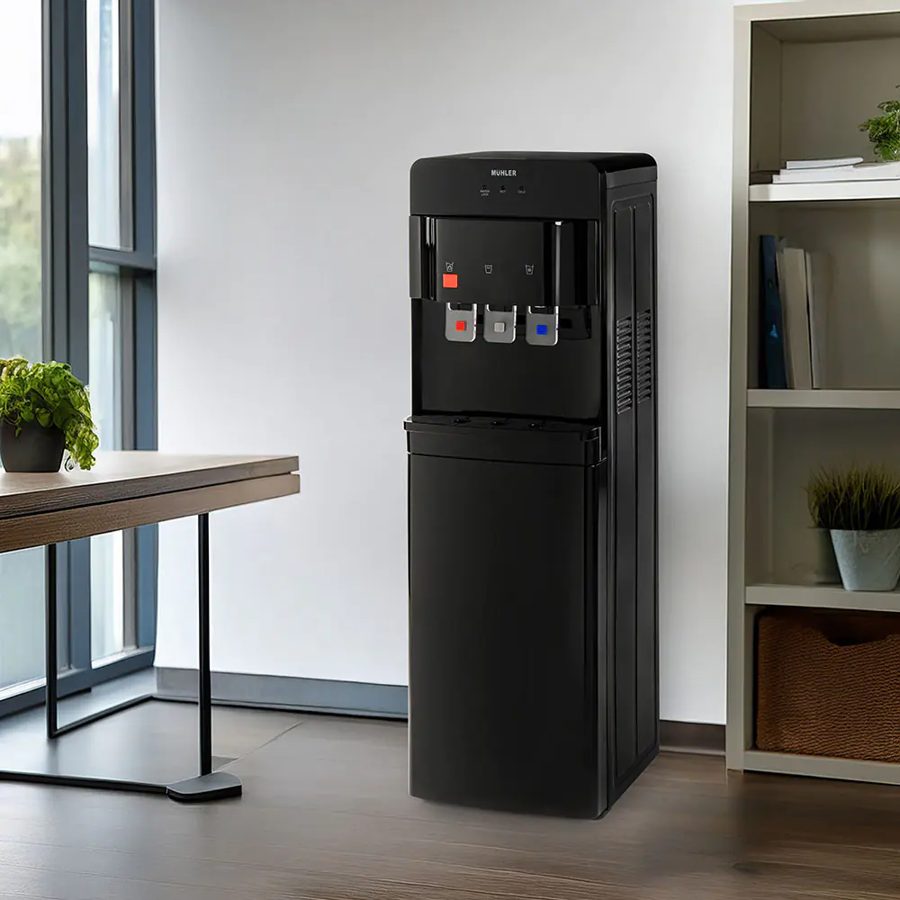 Диспенсър за вода Muhler WD-99CBL, компресор, долно зареждане, (35946818): Диспенсър за вода под ъгъл