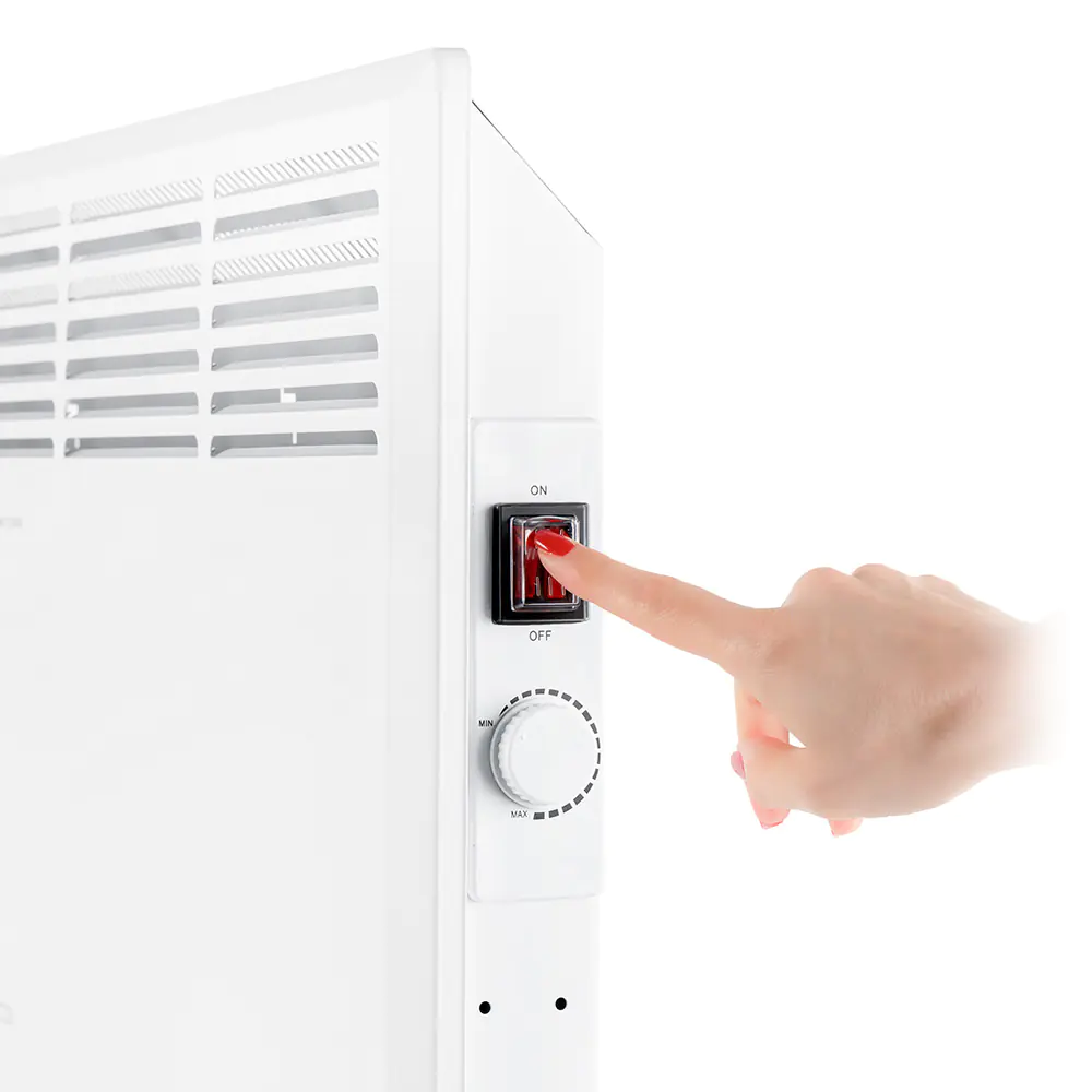 Печка конвекторна Termomax TR250, 2500W, алуминиев нагревател, панелен, (35946840): Управление на конвектора