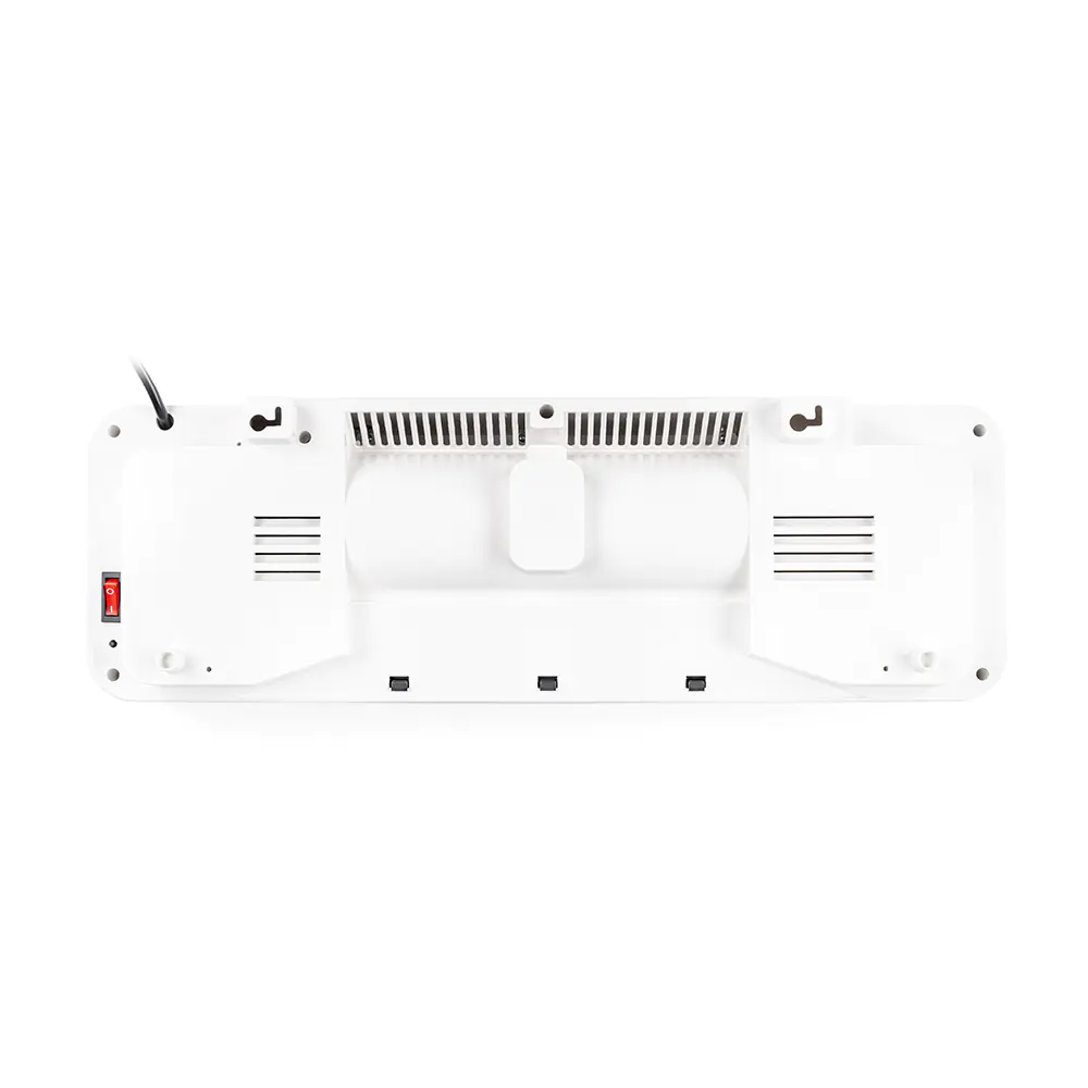 Печка керамична Muhler MCW-2035, 2000W, стенна, стъклен панел, LED дисплей, дистанционно управление, (35946841): Задна страна на печката