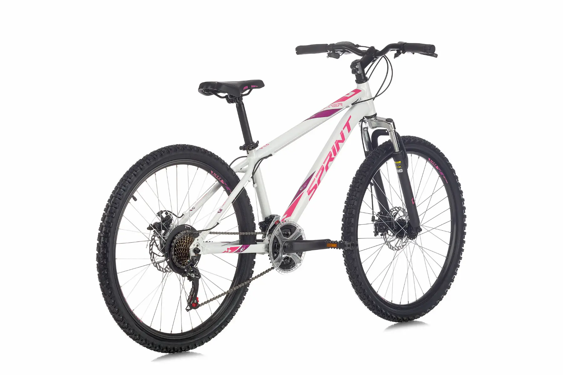 Планински велосипед Hardtail SPRINT HUNTER 26 (35947351): Велосипед отзад под ъгъл