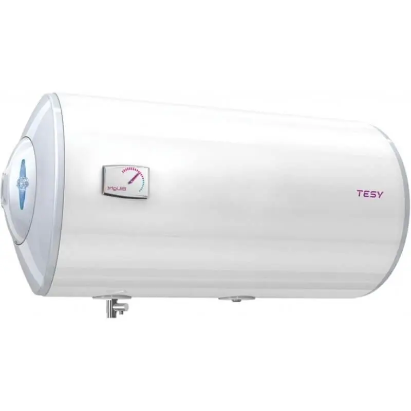 Бойлер TESY  GCH L 80 44 30 B12 TSR, 80L, 3kW, Изводи отляво, Бял, (14428): Хоризонтален бойлер под ъгъл