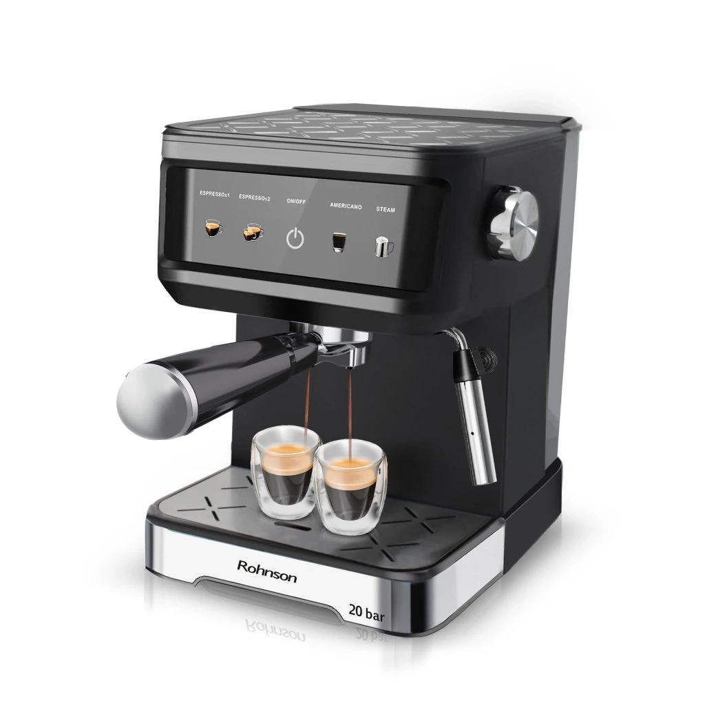 Кафемашина за еспресо ROHNSON R-98035, (35946103): Приготвяне на две еспресо