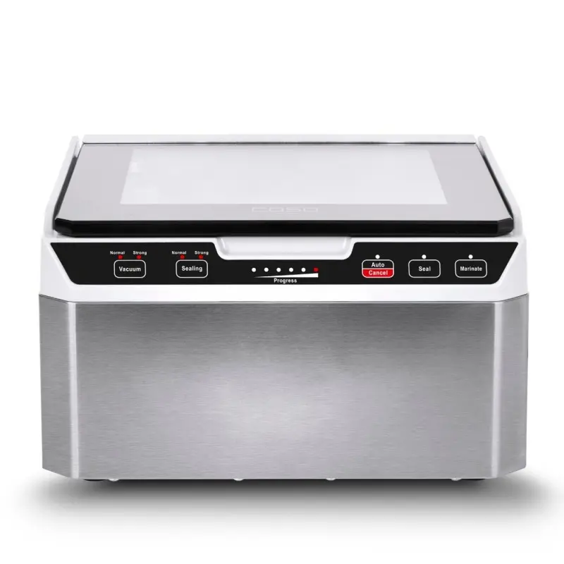 Професионална камерна машина за вакуумиране Caso VacuChef 40 1417: Преден изглед на машина