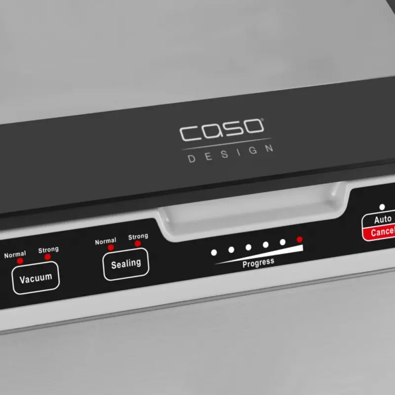 Професионална камерна машина за вакуумиране Caso VacuChef 40 1417: Контролен панел отблизо