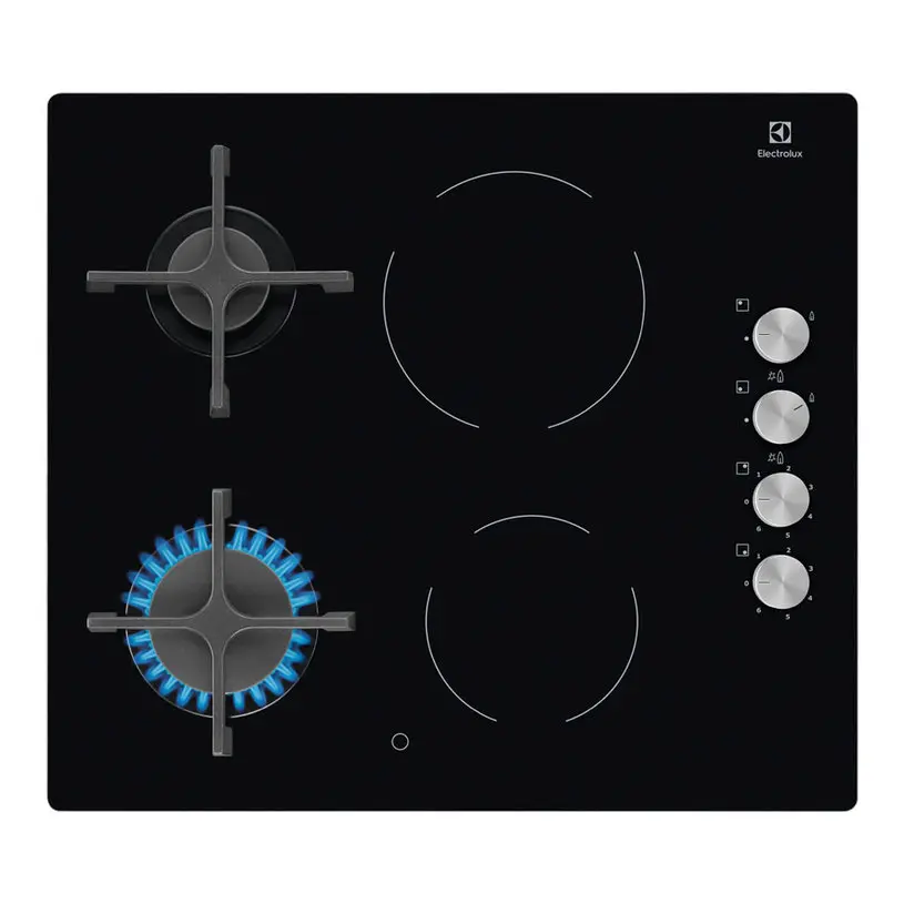 Комбиниран плот за вграждане Electrolux EGE6172NOK, (21639): Комбиниран плот отгоре