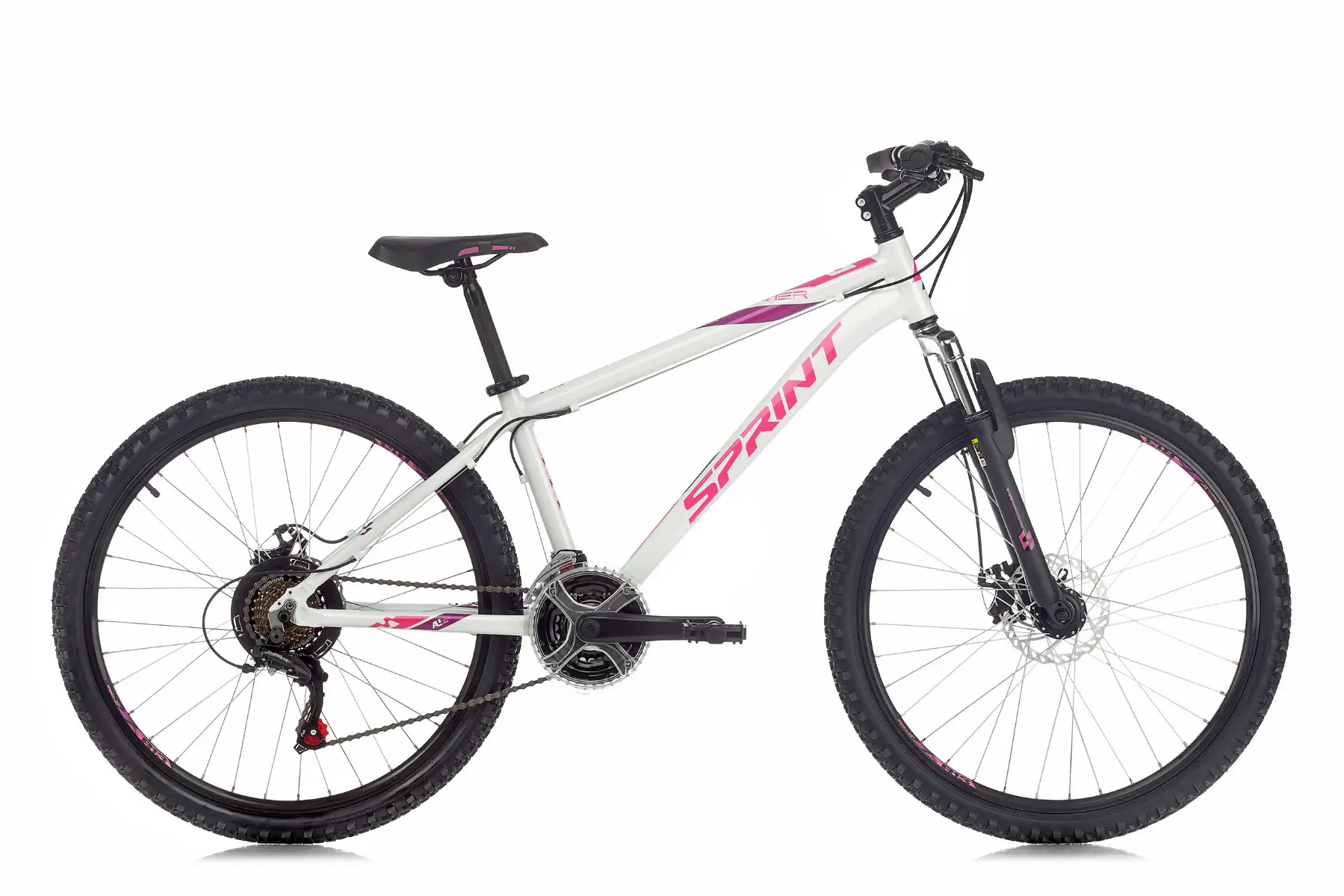 Планински велосипед Hardtail SPRINT HUNTER 26 (35947351): Страничен изглед на велосипеда