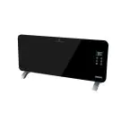 Конвектор със стойка 2kW черно стъкло LED Wi-Fi RAIDER RD-PH04, (35929693)