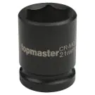 Вложка ударна 6 стенна 1/2"х21mm Topmaster Professional, (35927179)