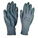 Ръкавици сивo трико / сив нитрил - хенгер TopStrong, (35928698)