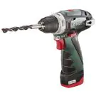 Винтоверт акум. 10.8V 34Nm METABO POWERMAXX 2x2Ah big case, (35928775)