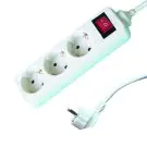 Разклонител 3 гнезда с кабел 3.0m х1.5mm2 с ключMK, (35929337)