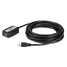 Удължителен кабел ATEN UE350A, USB-A мъжко - USB-A женско , 5 м, USB 3.0, Черен, (35935057)