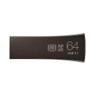 USB памет Samsung BAR Plus, 64GB, USB-A, Titanium Gray, (35937387)