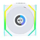 Вентилатор Lian Li UNI FAN SL Wireless LCD ARGB PWM - 120 mm Бял, (35939405)