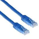 Мрежов пач кабел ACT U/UTP, CAT 6, RJ-45 - RJ-45, 1.5 m, Медни проводници, Син, Булк опаковка, (35935222)