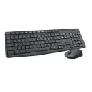 Kомплект безжични клавиатура с мишка Logitech MK235, Тъмносив, (35938375)