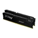 Памет Kingston FURY Beast Black 16GB(2x8GB) DDR5 5600MHz CL40 KF556C40BBK2-16, (35938775)