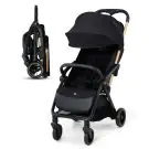 Бебешка количка KinderKraft APINO, Raven Black, (35944610)