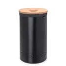 Кош за пране Brabantia 60L, Matt Black, корков капак, (35941527)