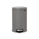 Кош за смет с педал Brabantia NewIcon 12L, Mineral Concrete Grey, (35941567)