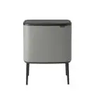 Кош за смет Brabantia Bo Touch 36L, Mineral Concrete Grey, (35950030)