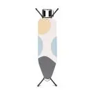 Маса за гладене Brabantia B 124x38cm с поставка за ютия, Spring Bubbles, (35941934)