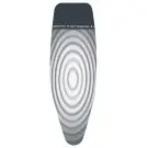Калъф за маса за гладене Brabantia D 135x45cm с топлоустойчива зона за ютия, 8mm, Titan Oval, (35941966)
