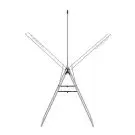 Сушилник за дрехи Brabantia Hangon 25m с допълнителен прът, Metallic Grey, (35944132)