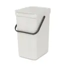Кош за смет за разделно събиране Brabantia Sort&Go 12L, Light Grey, (35942416)
