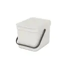 Кош за смет за разделно събиране Brabantia Sort&Go 6L, Light Grey, (35942418)