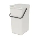 Кош за смет за разделно събиране Brabantia Sort&Go 16L, Light Grey, (35942420)