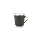 Чаша с капак Brabantia Make&Take 600ml, Dark Grey, (35942729)