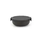 Купа за салата Brabantia Make&Take 1.3L, Dark Grey, (35942738)