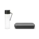 Комплект за обяд Brabantia Make&Take 2 части, Dark Grey, бутилка и кутия, (35942742)