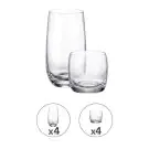 Комплект за аперитив и безалкохолно Bohemia Royal Party 8 части, (35942804)