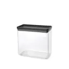 Кутия за съхранение на продукти Brabantia Tasty+ Stackable 3.5L, Dark Grey, (35943337)