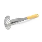 Преса за картофи Brabantia Tasty+ Vanilla Yellow, с подвит ръб за загребване, (35944314)