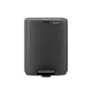 Кош за смет Brabantia Bo Pedal 7L, Mineral Infinite Grey, (35946906)