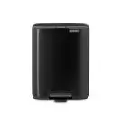 Кош за смет Brabantia Bo Pedal 7L, Matt Black, (35946909)