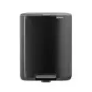 Кош за смет Brabantia Bo Pedal 12L, Matt Black, (35946910)