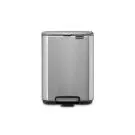Кош за смет Brabantia Bo Pedal 4L, Matt Steel Fingerprint Proof (35948221)