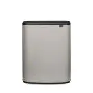 Кош за смет Brabantia Bo Touch 2x30L, Soft Grey (35948225)