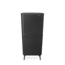 Кош за смет за разделно събиране Brabantia SortUp Hi 20+10+10L, Dark Grey, (35948589)