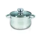 Тенджера с капак SAPIR SP 1210 GI18, 2.9 литра, 18x11.5 см, Многослойно дъно, Индукция, Инокс, (18199)