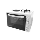 Комбинирана готварска печка Елдом 213VFE, 38L, 3100W, Бял, (13209)