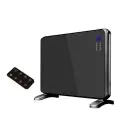 Конвектор със стъклен панел ZEPHYR ZP 1974 G, 2000W, За стена или под, 2 степени, Дистанционно, 5 до 35°C, LCD, Черен, (18628)