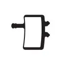 Накладки за велосипед ASHIMA, AD0701-SM-S w/spring, 8359